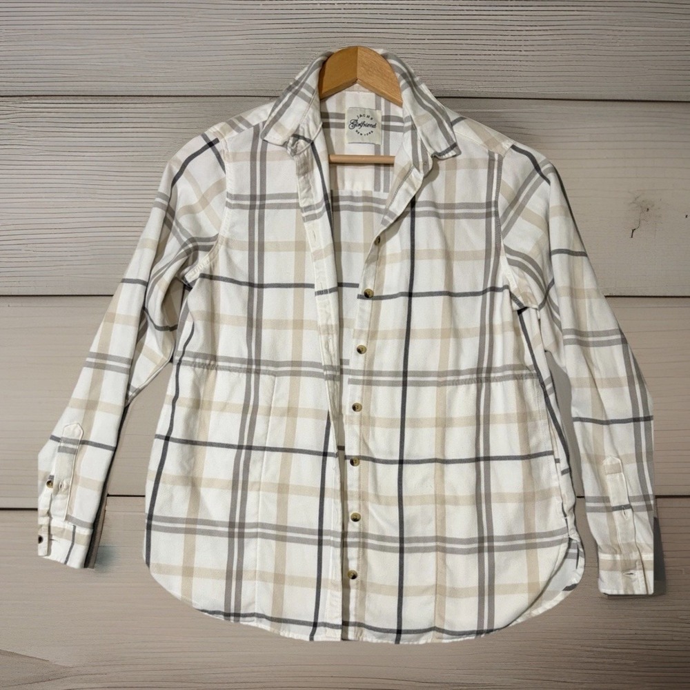 Jachs Girlfriend Women's Super Soft Feel Flannel Shirt, Size Small